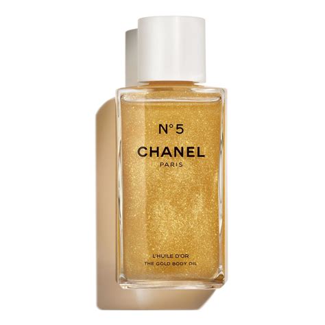 chanel n5 the gold body oil|N°5 The Body Oil .